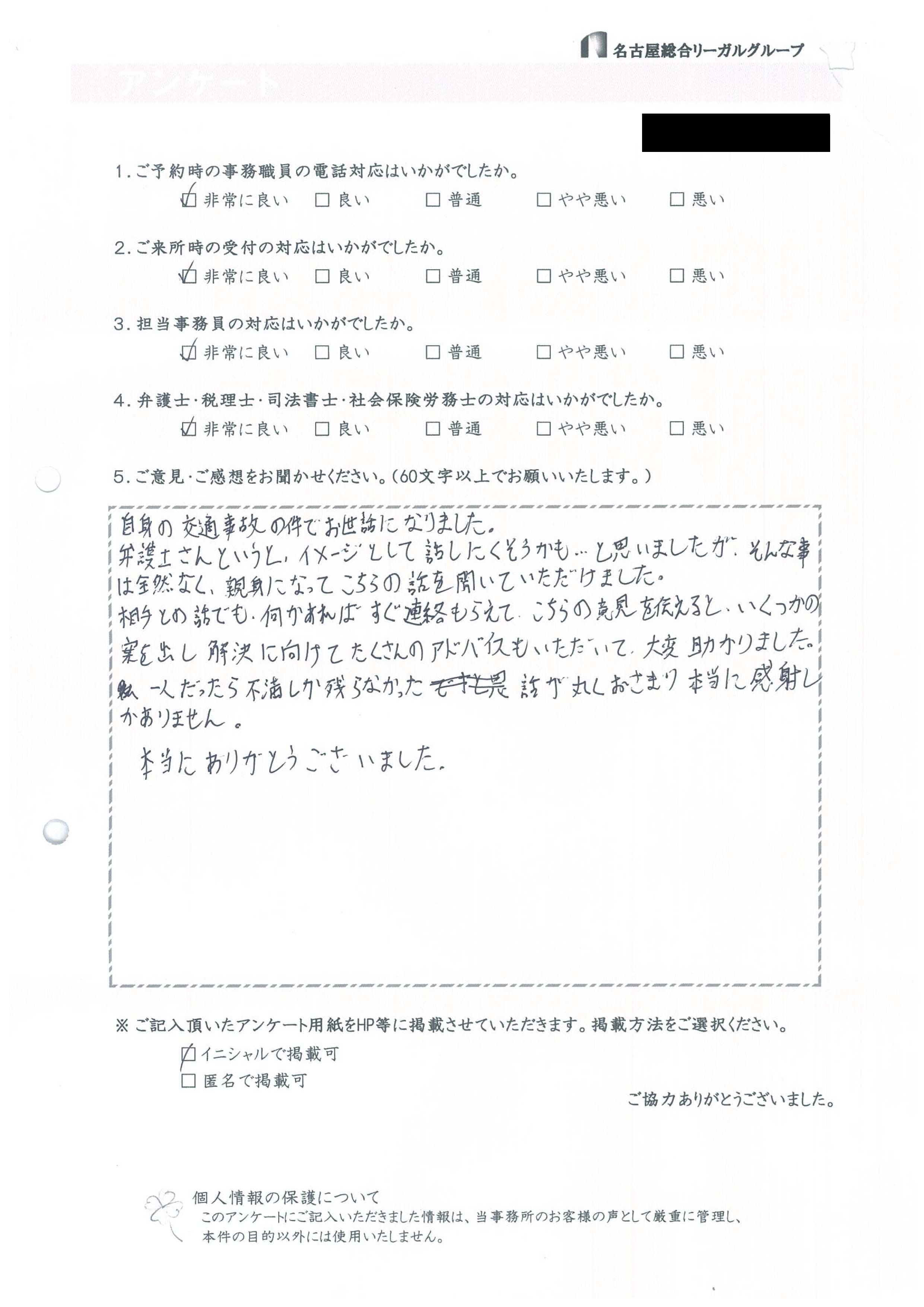 No.14 匿名希望 様